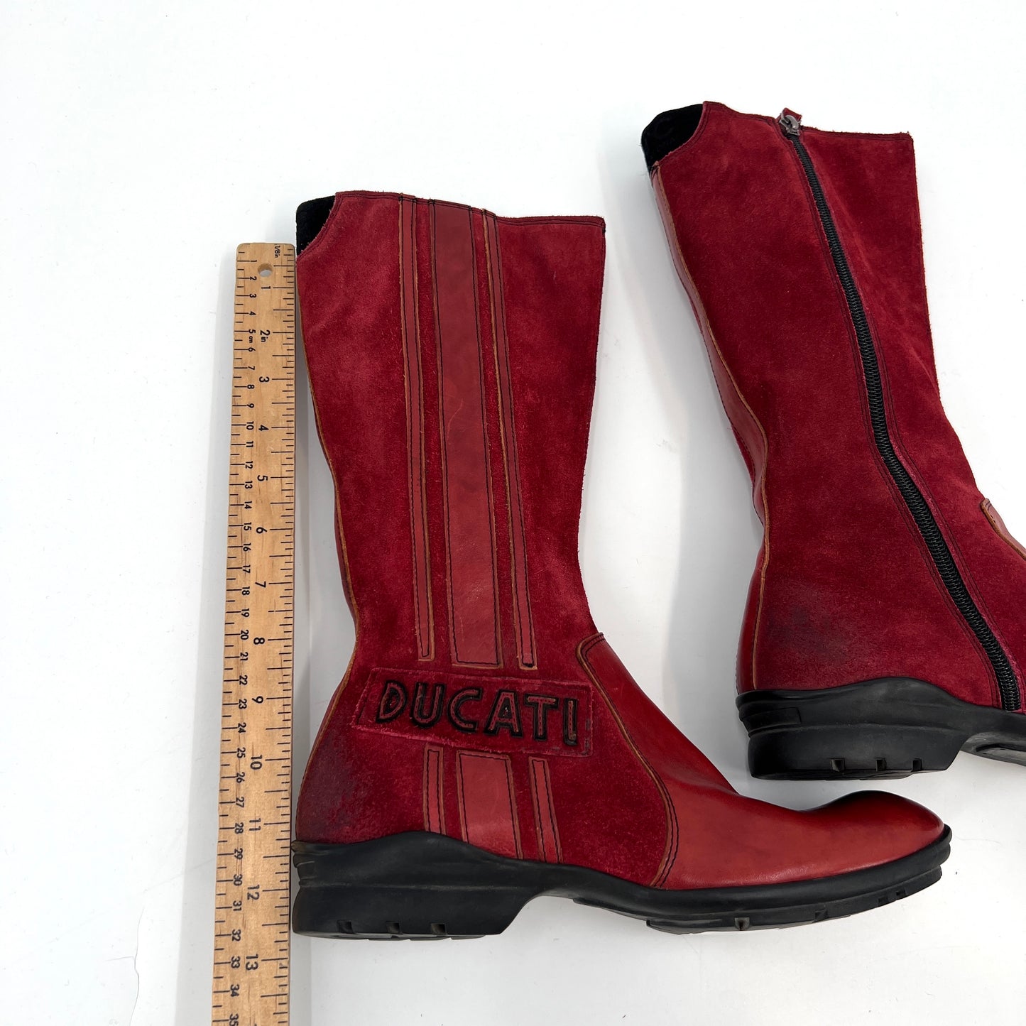 SOLD. CNC Custume National Ducati Leather Boots 39 EU