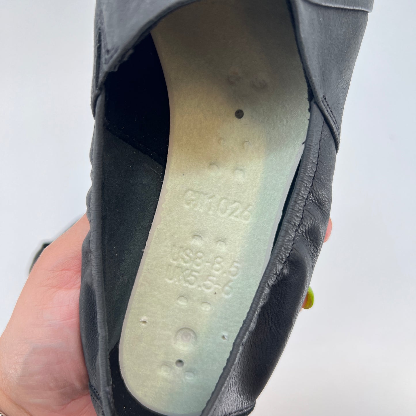 Clarks Contour Cushion Leather Flats 8