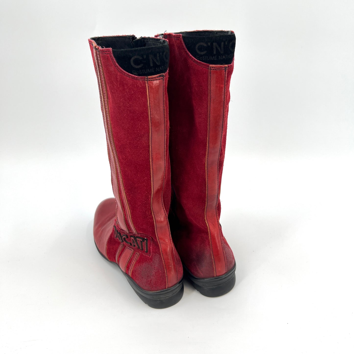 SOLD. CNC Custume National Ducati Leather Boots 39 EU