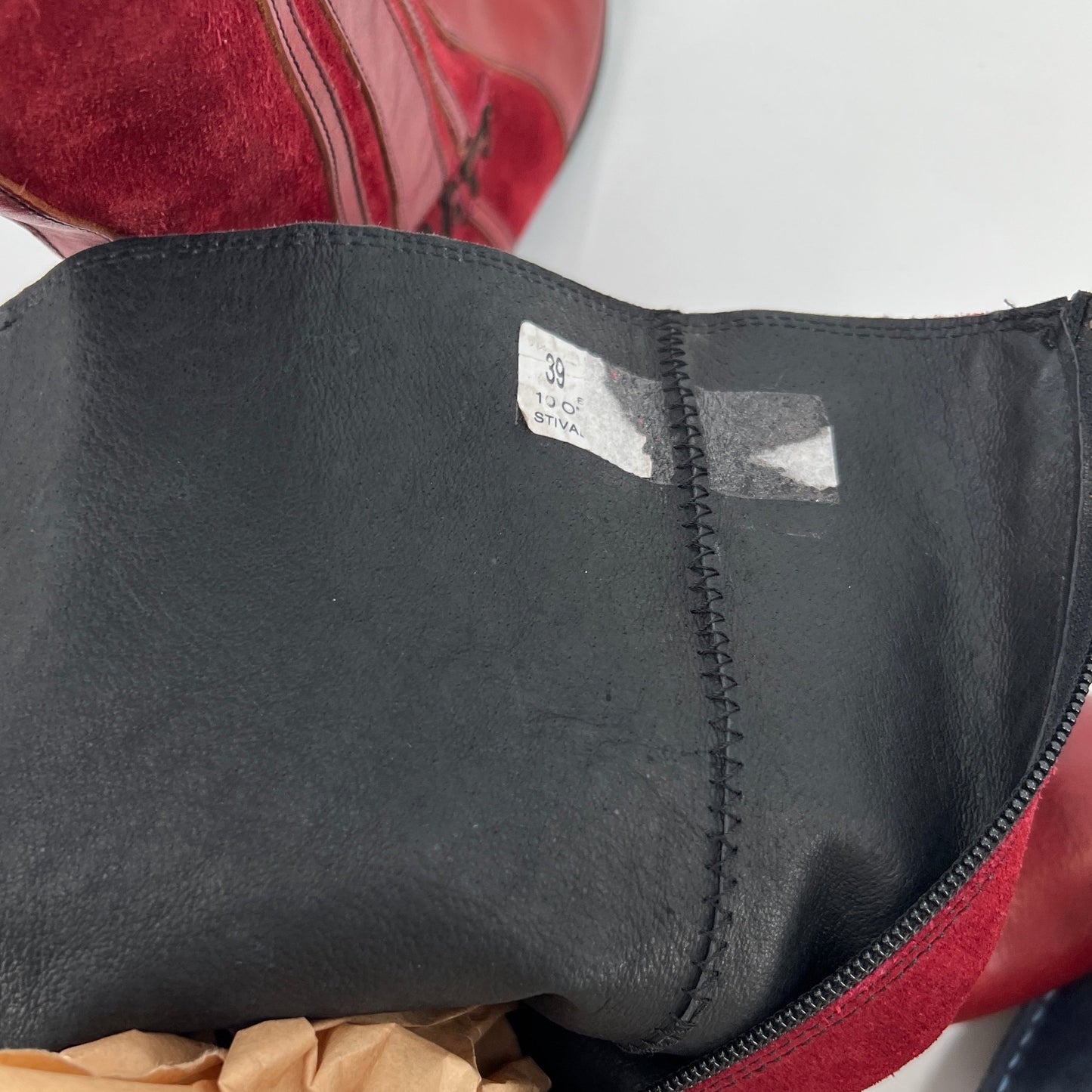 SOLD. CNC Custume National Ducati Leather Boots 39 EU