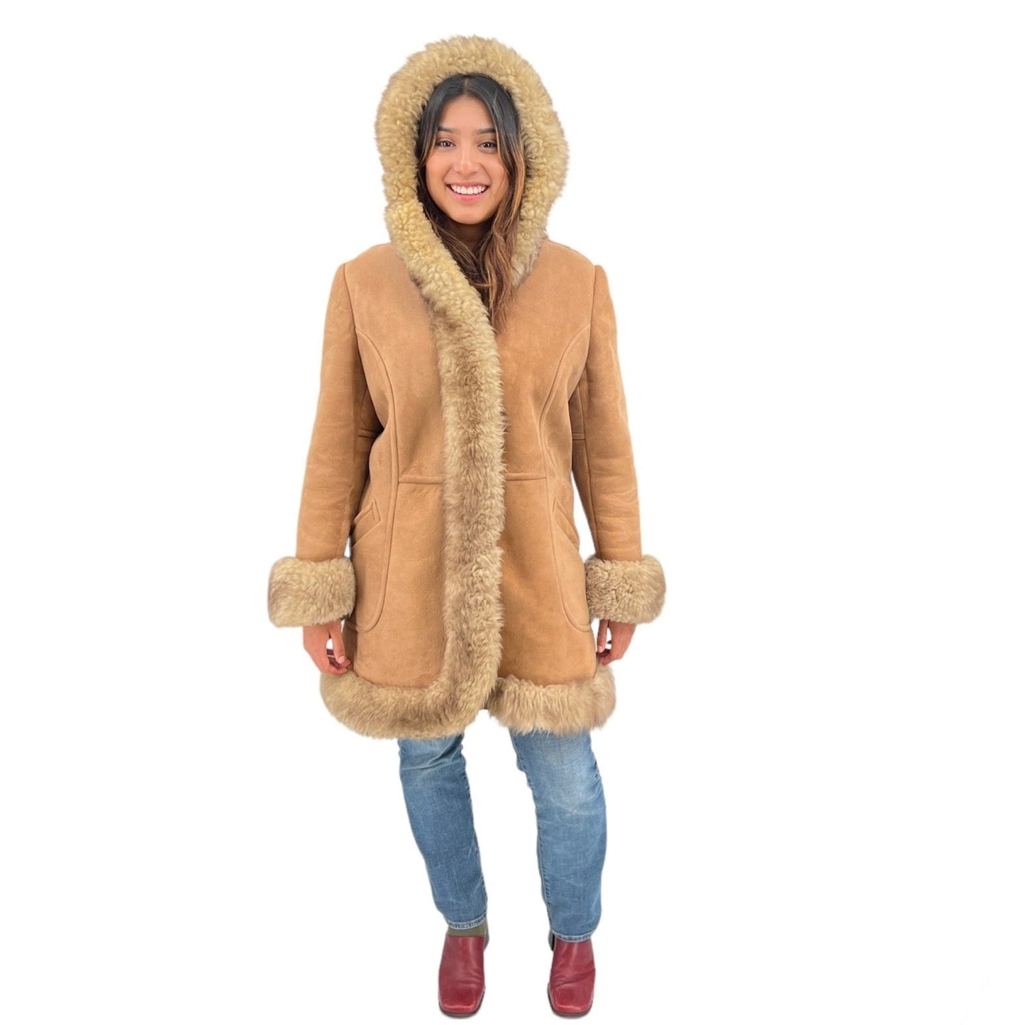 Vintage AG Winnipeg Leather Penny Lane Coat S