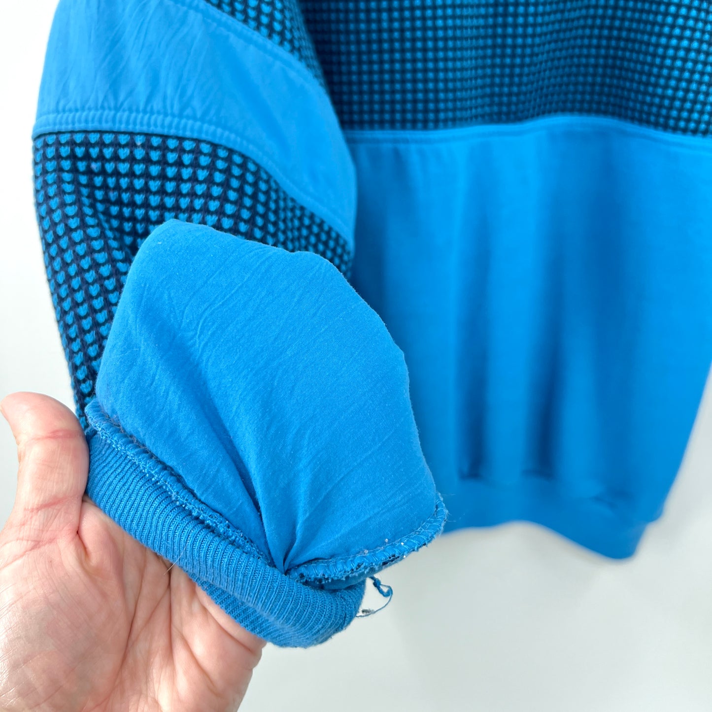 Vintage Freelance Waffle knit Pullover Sweatshirt