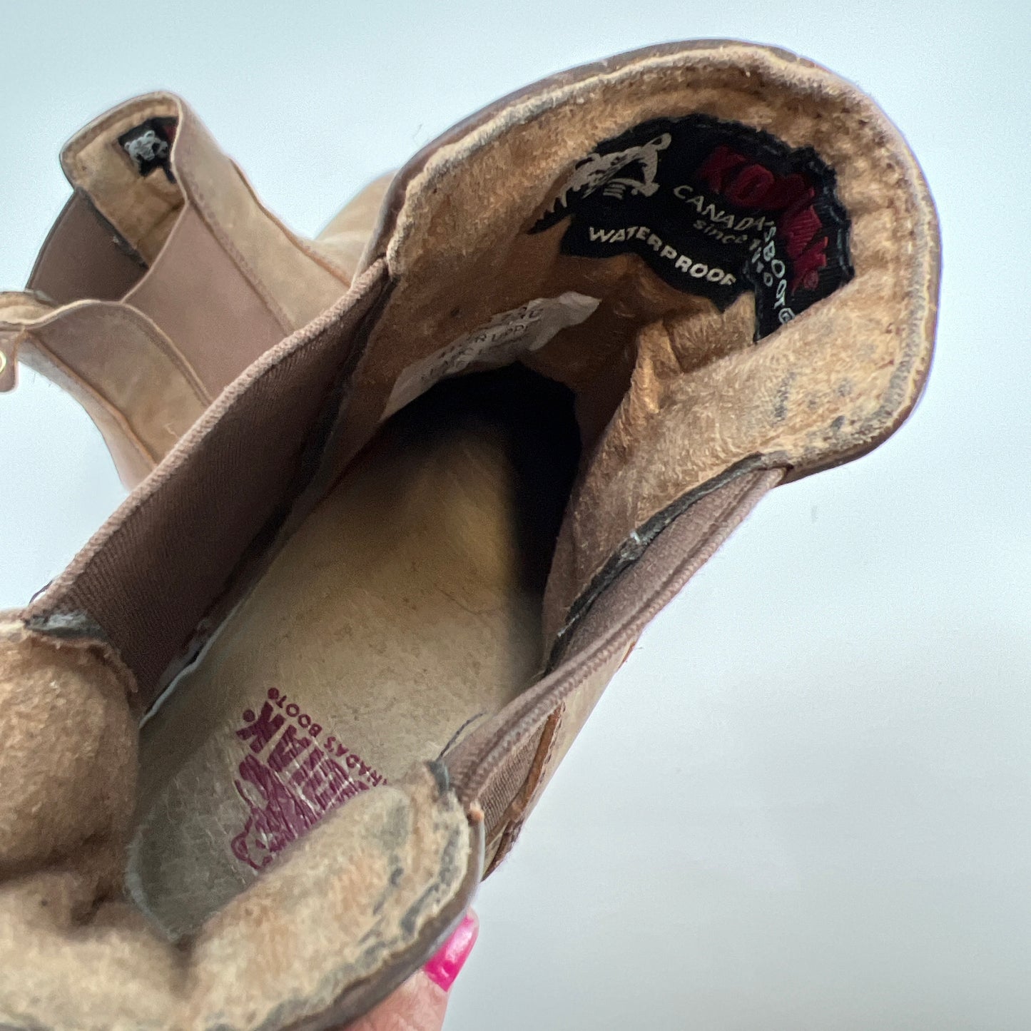 Kodiak Heel Waterproof Leather Ankle Boots