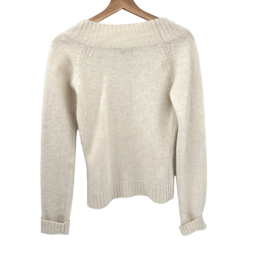 Y2K Guess Angora Blend V-neck Fitted Sweater