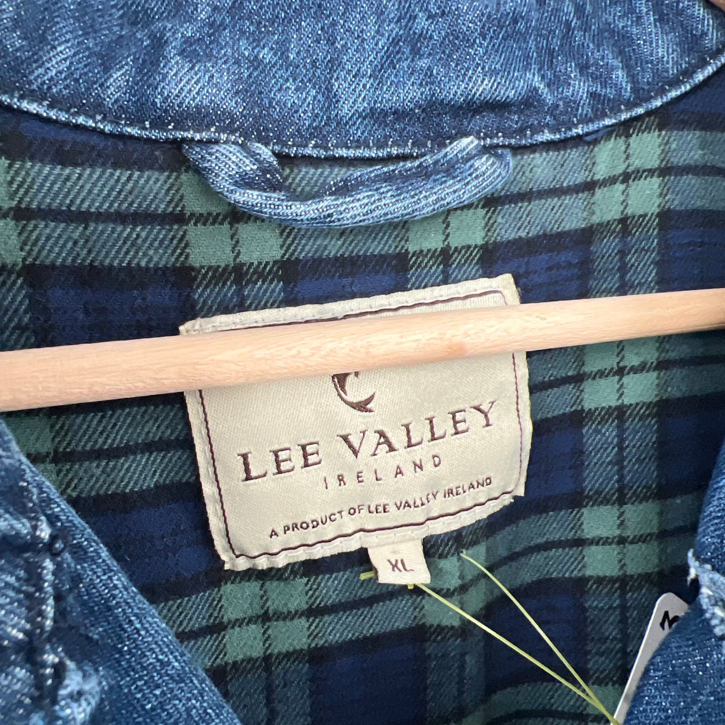 Vintage Lee Valley Irland Lined Denim Chore Jacket
