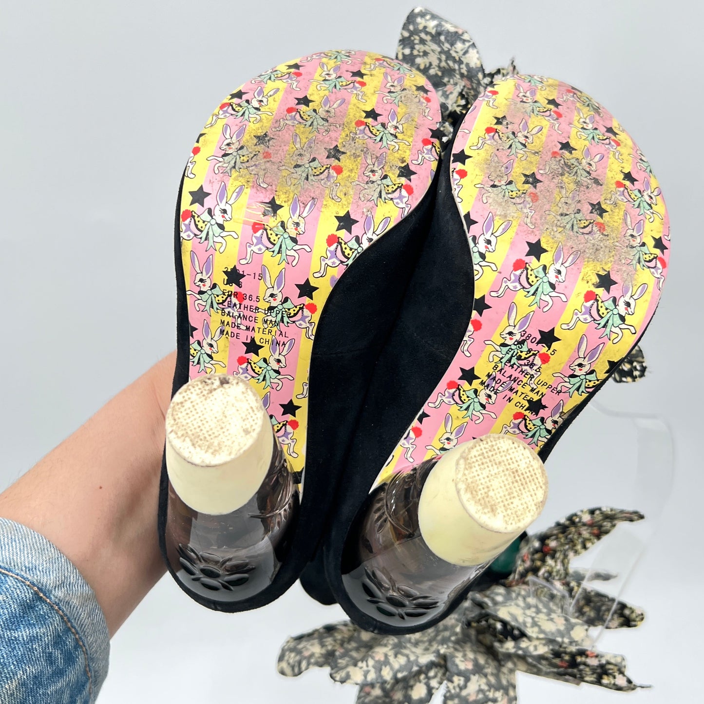 Iregular Choice Flower 3D Heel Pump Shoes