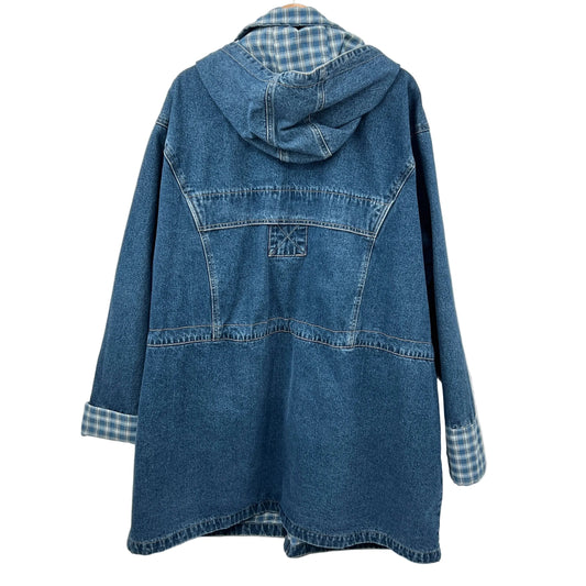 Vintage Denims Denim Hooded Chore Coat 4X