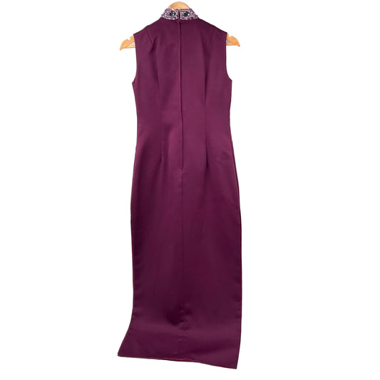 Vintage Cheonsang Intricate Embelish Dress/Tunic Purple