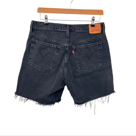 Levi's 501 Black Denim Shorts