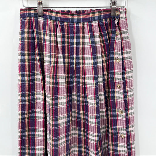 Vintage Cambell Cotton Plaid Skirt