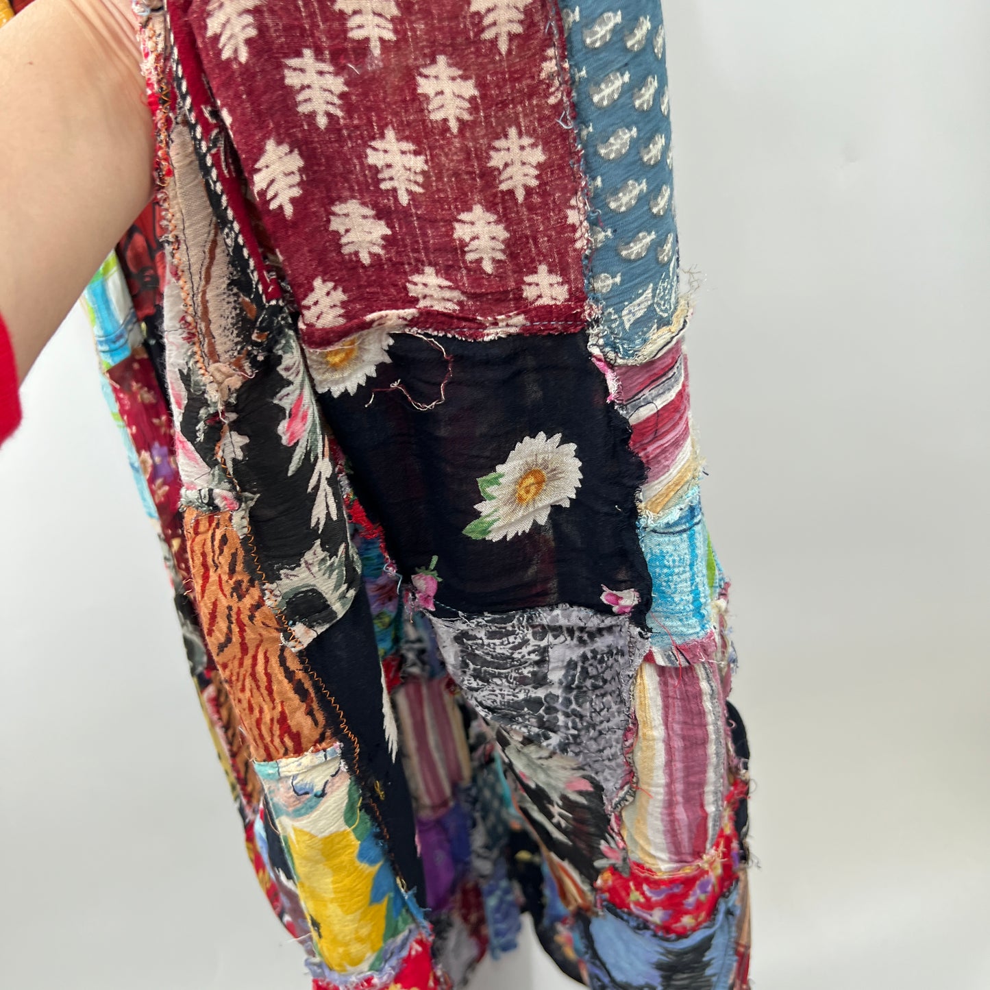 Vintage Unbranded Patchwork Maxi Skirt