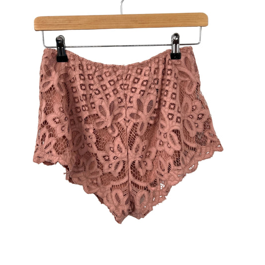 Free People Lace Mini Shorts