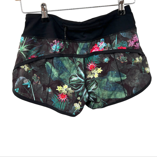 Lululemon Floral Speed Shorts