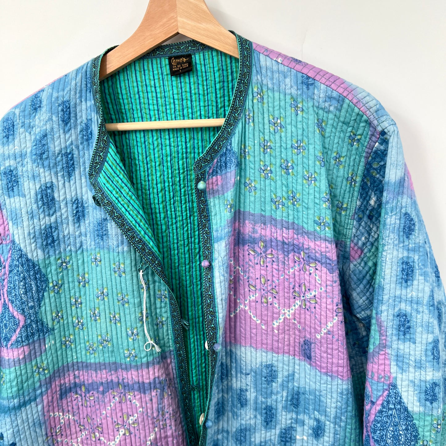 Cosmo's Cotton Quilted Reversible Coat Jacket