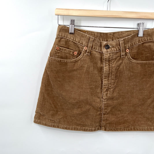 Vintage 90's Levi's Corduroy Mini Skirt