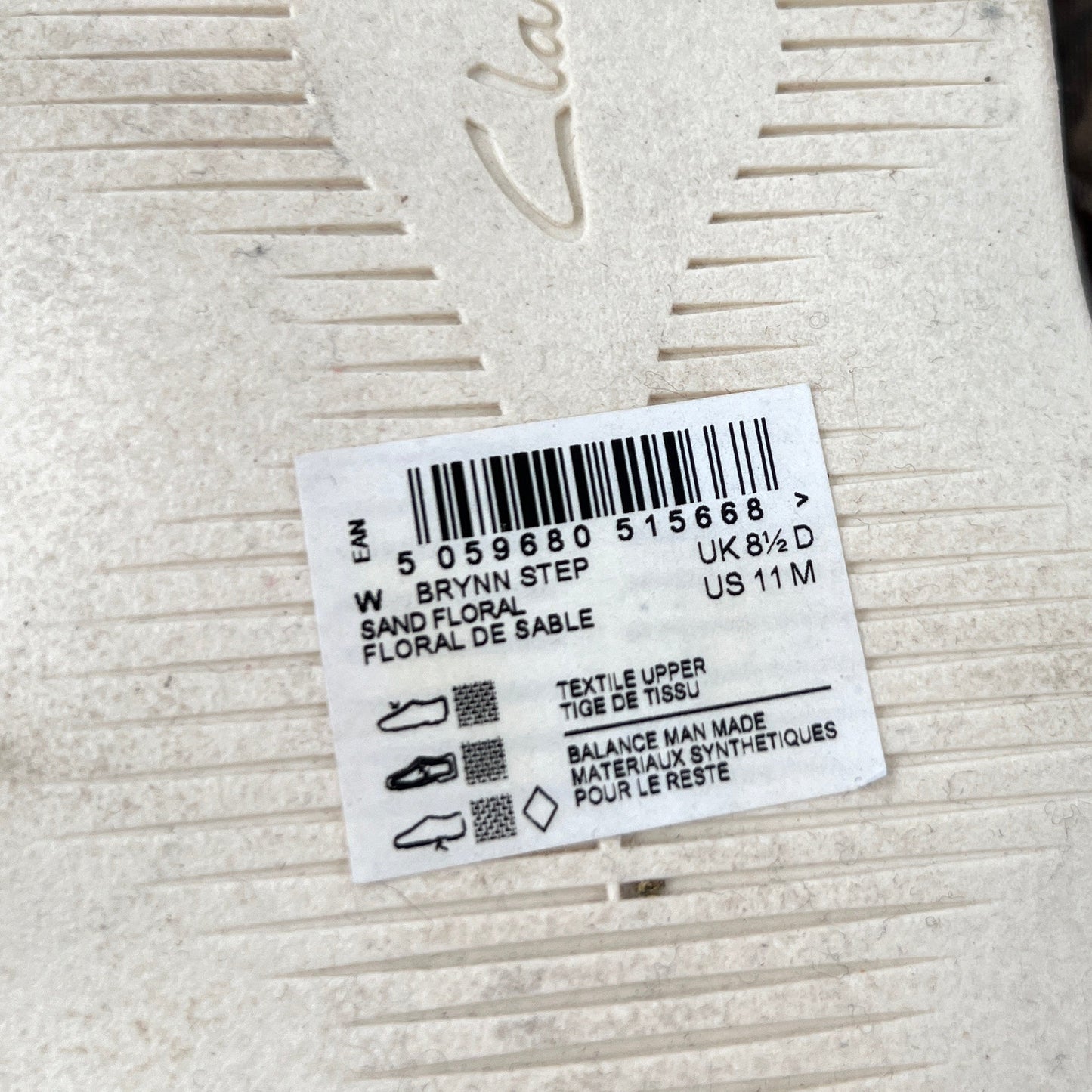 Clarks Fabric Upper Comfort Sandals