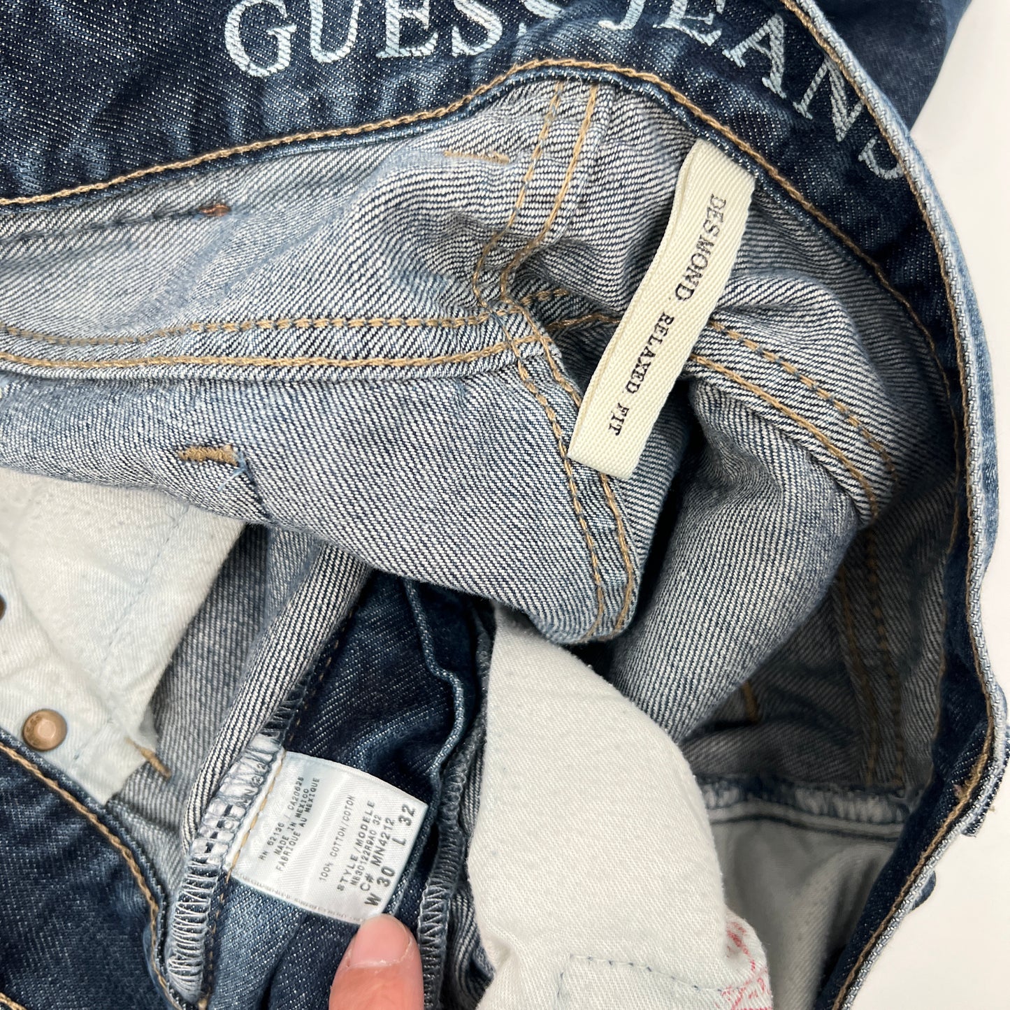 Y2K Guess Distressed Low Rise Jeans