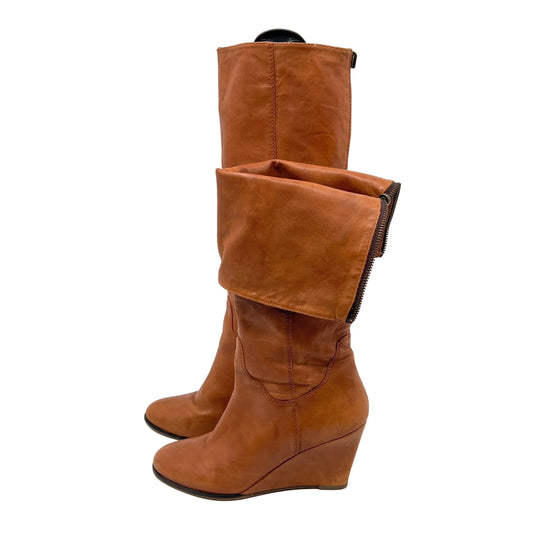 Steve Madden Wedge Knit High Boots