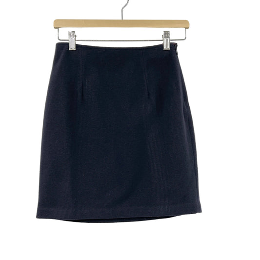 Vintage Club Monaco Wool Cashmere Mini Skirt