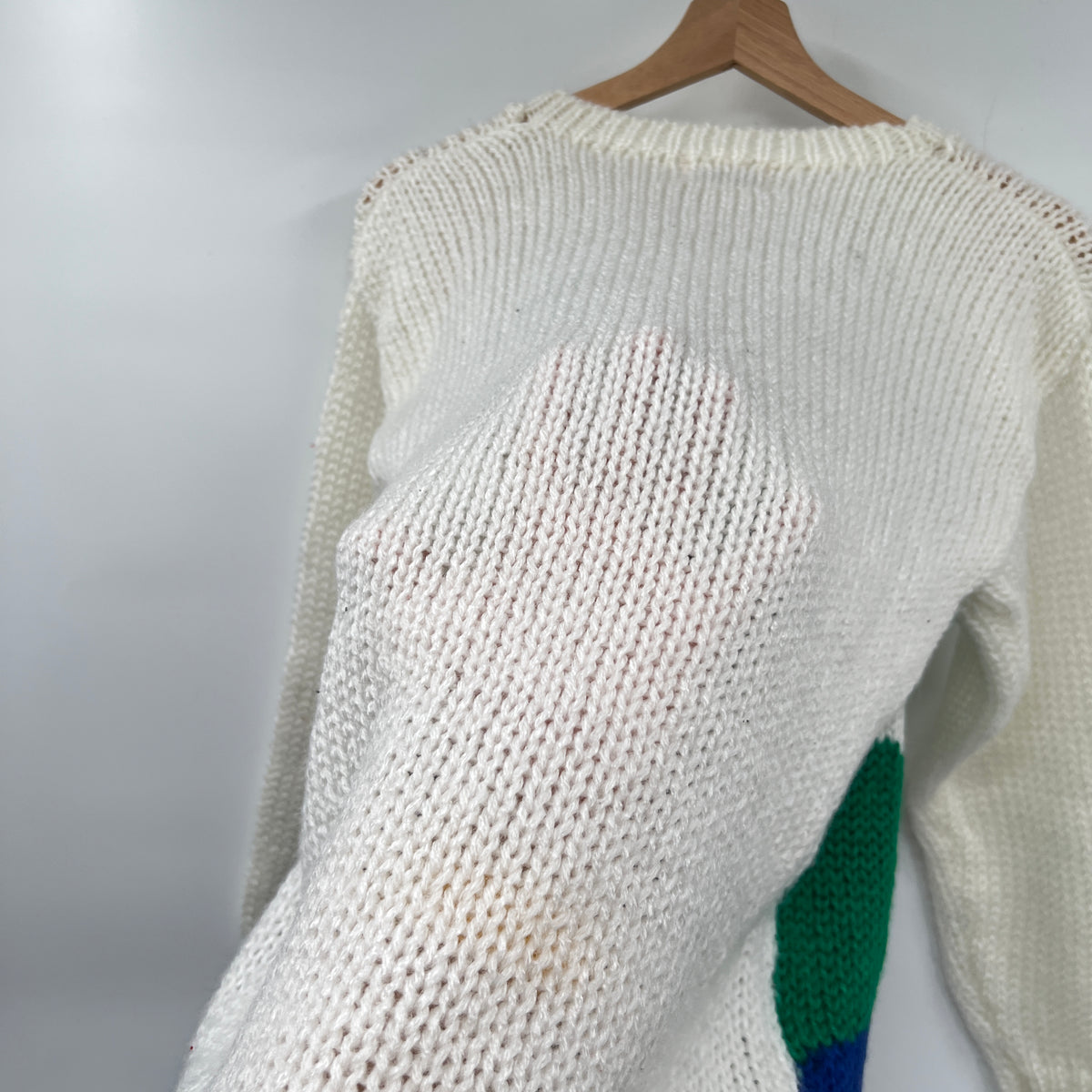 Vintage Captions Folk-art Landscape Sweater