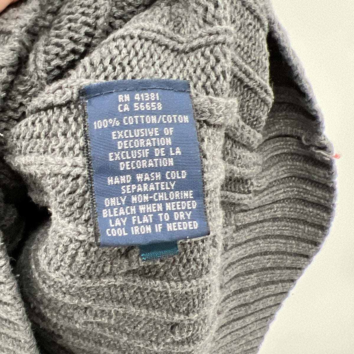 Ralph Lauren Cotton Cable Knit Sweater