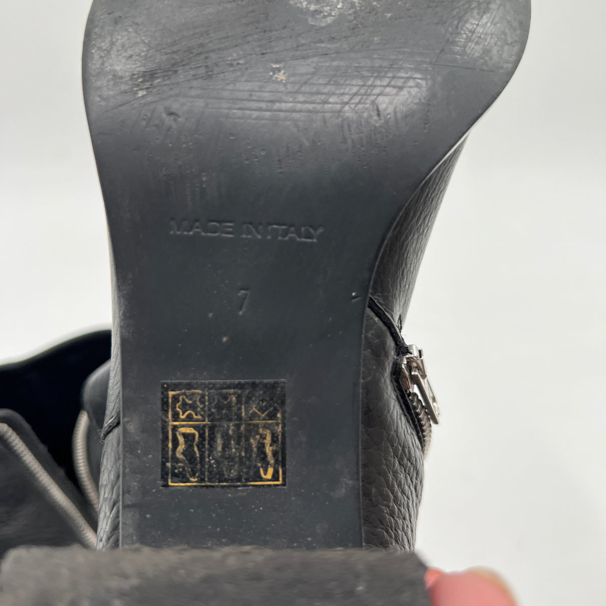 Eileen Fisher Pointy Toe Leather Ankle Boots