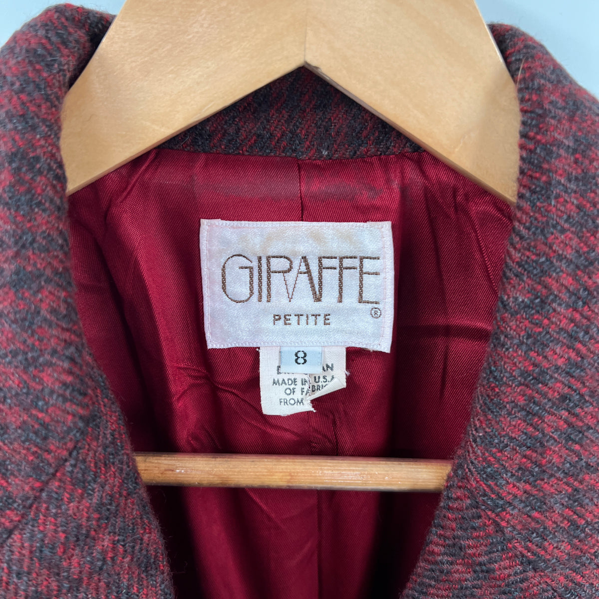 Visible Mended - Vintage Wool Fitted Blazer