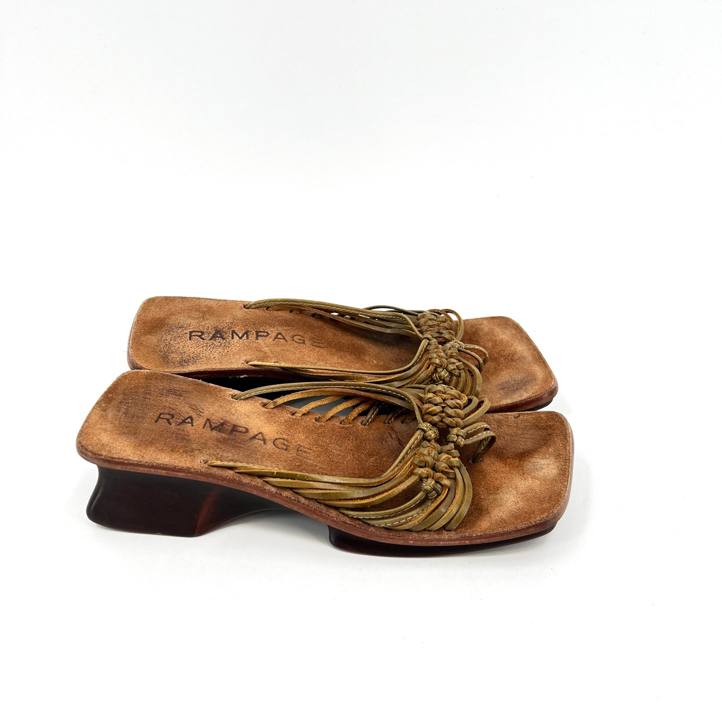 Y2K Rampage Leather Sandals