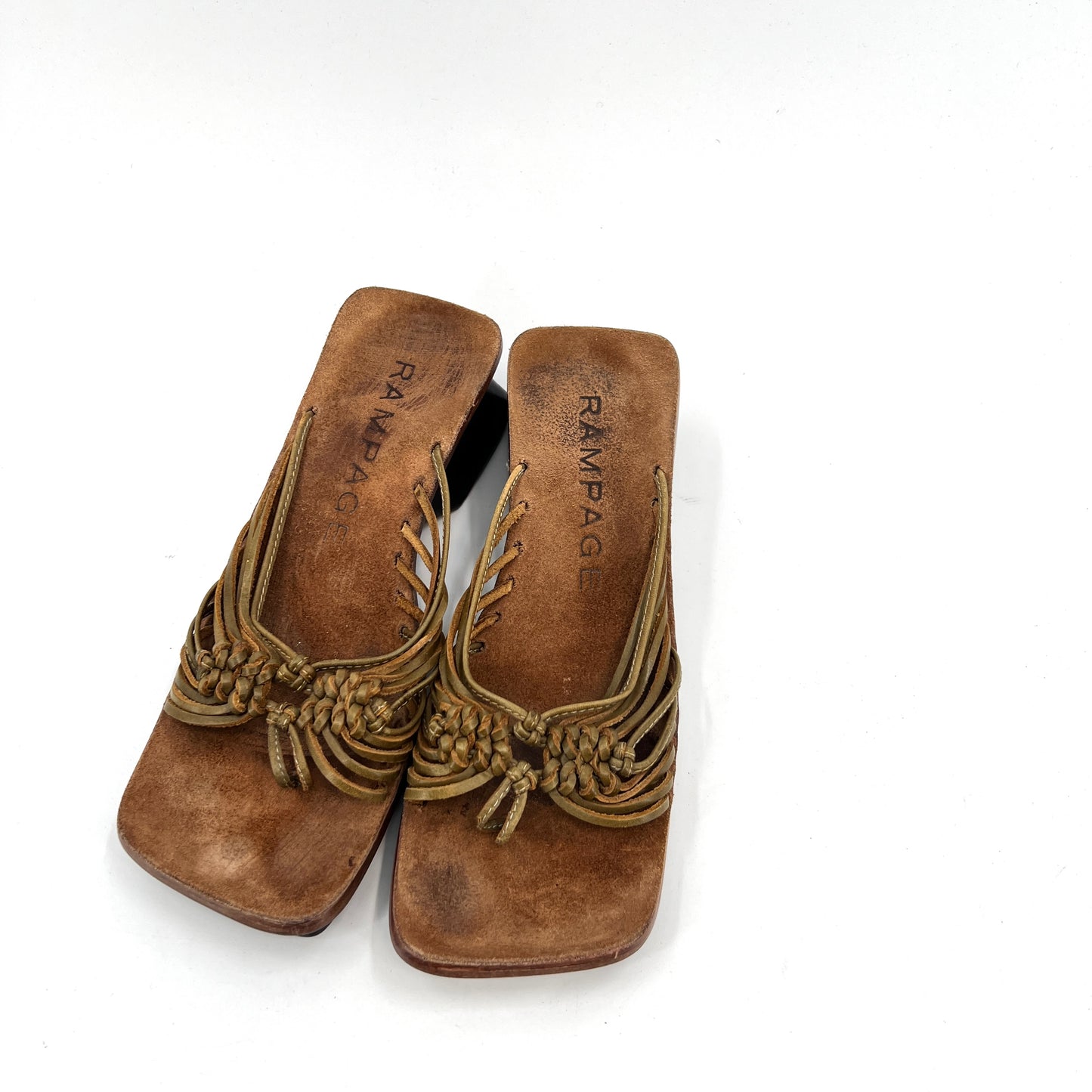 Y2K Rampage Leather Sandals