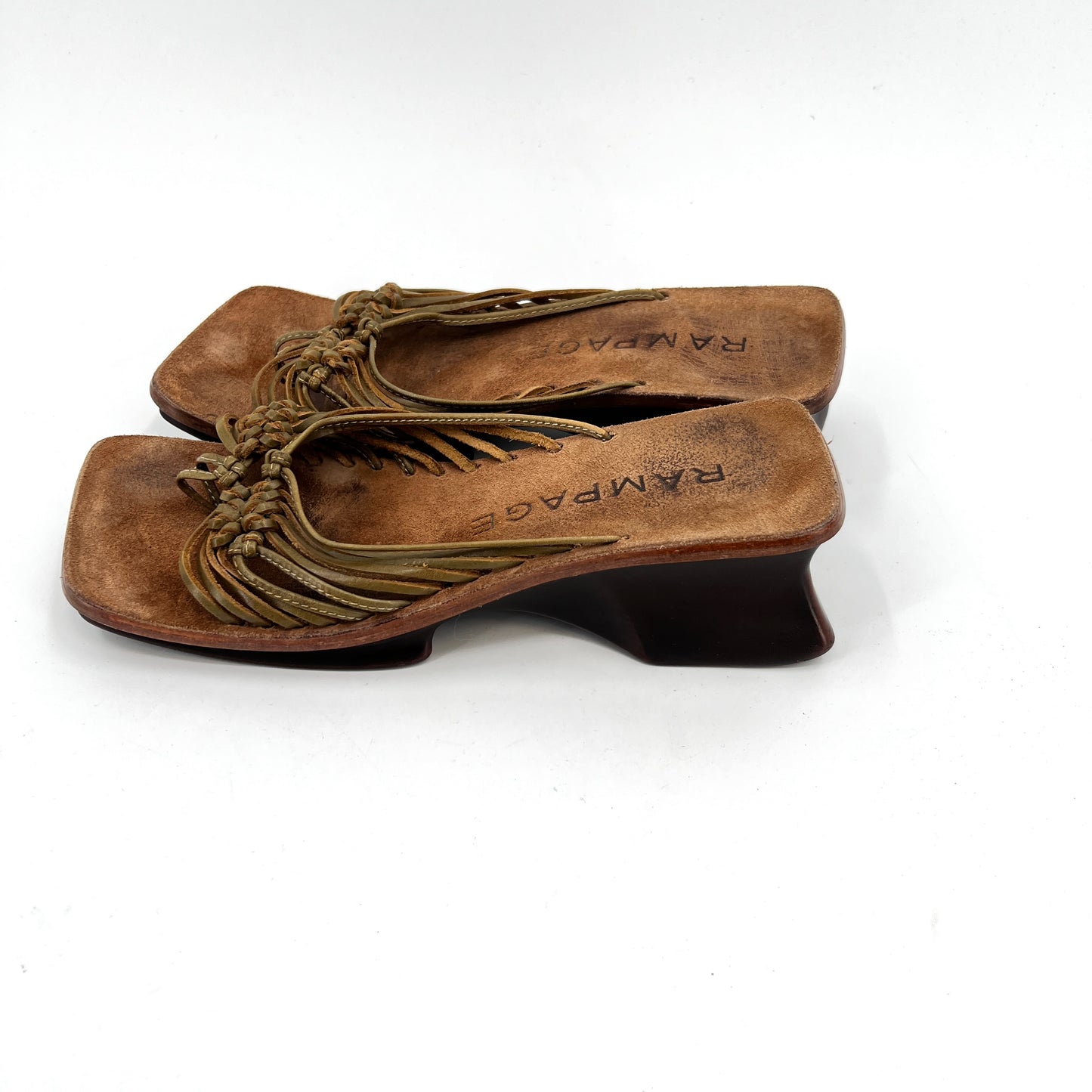 Y2K Rampage Leather Sandals