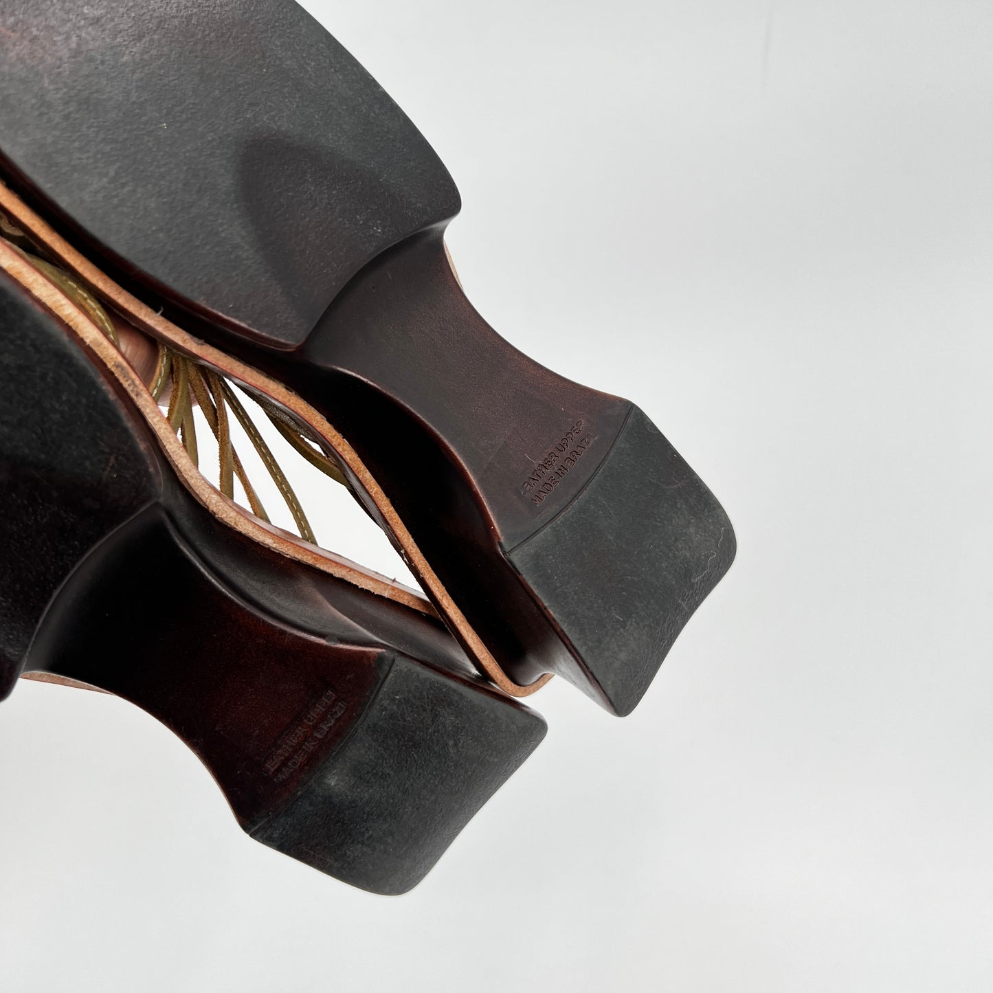 Y2K Rampage Leather Sandals