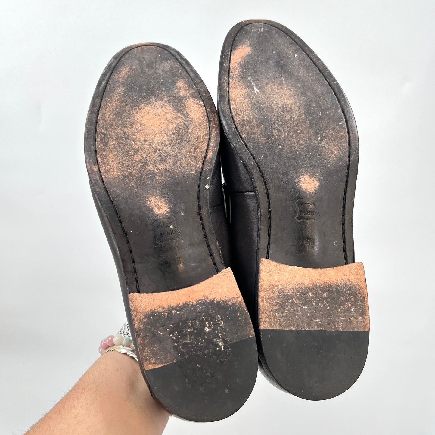RED Sasks Fifth Ave Leather Loafers Shoes
