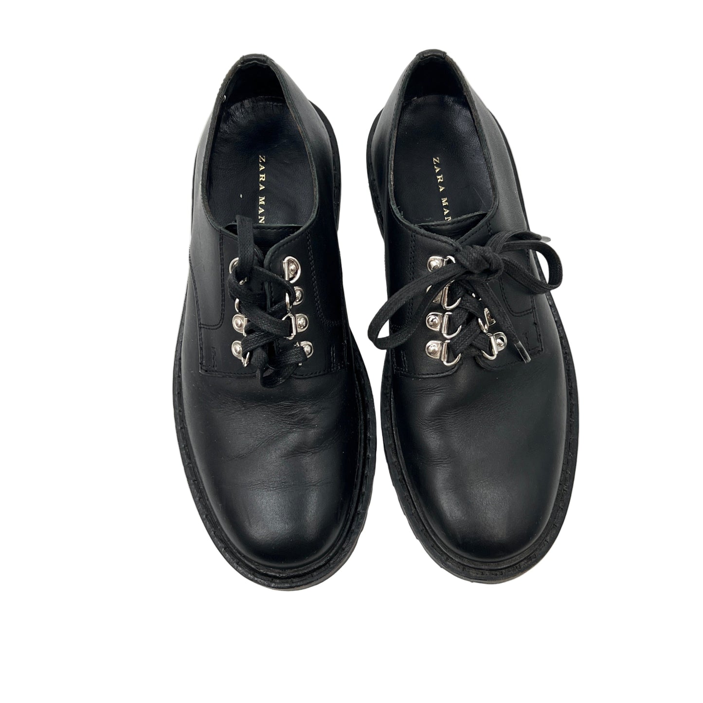 Zara Man Leather Lace Up Shoes