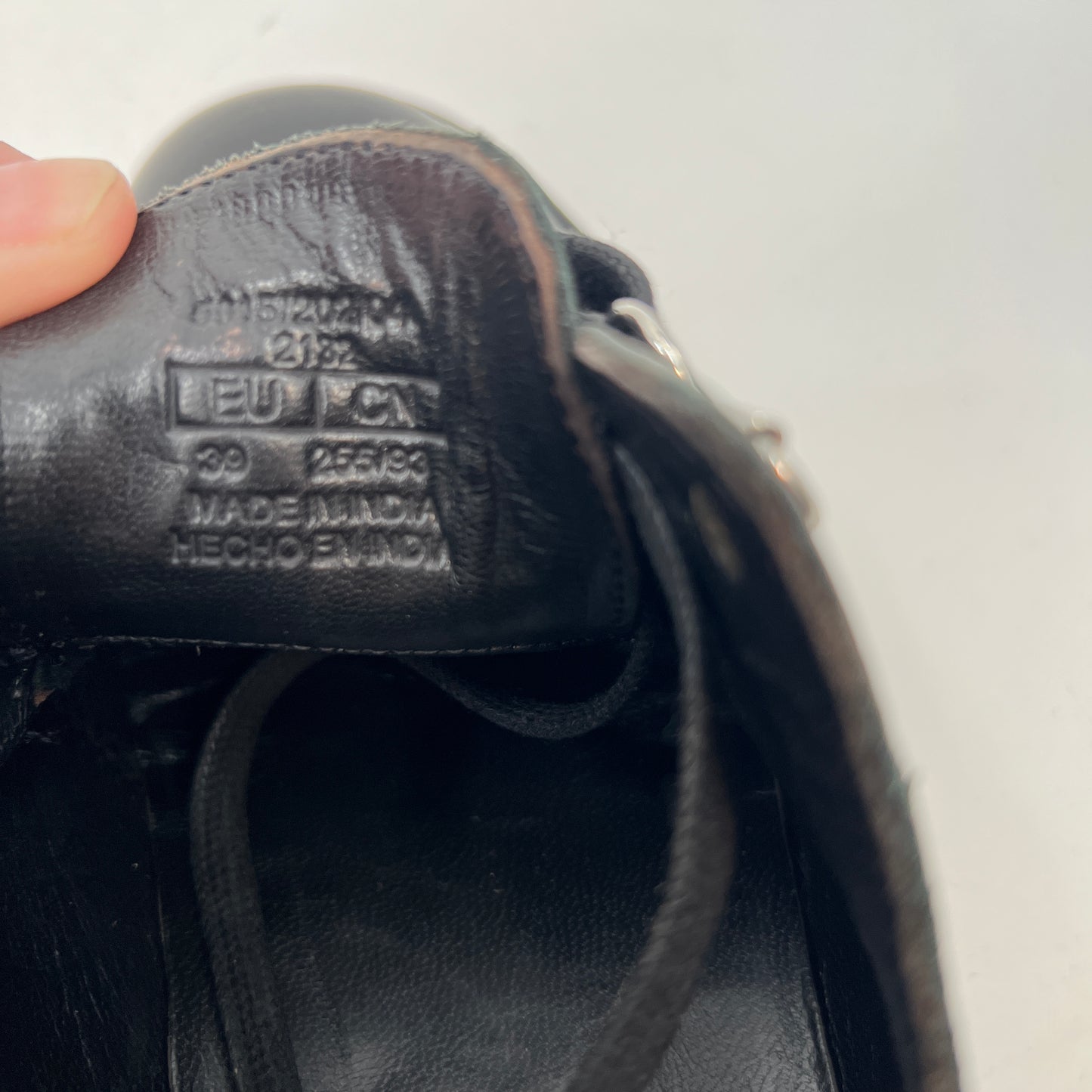 Zara Man Leather Lace Up Shoes