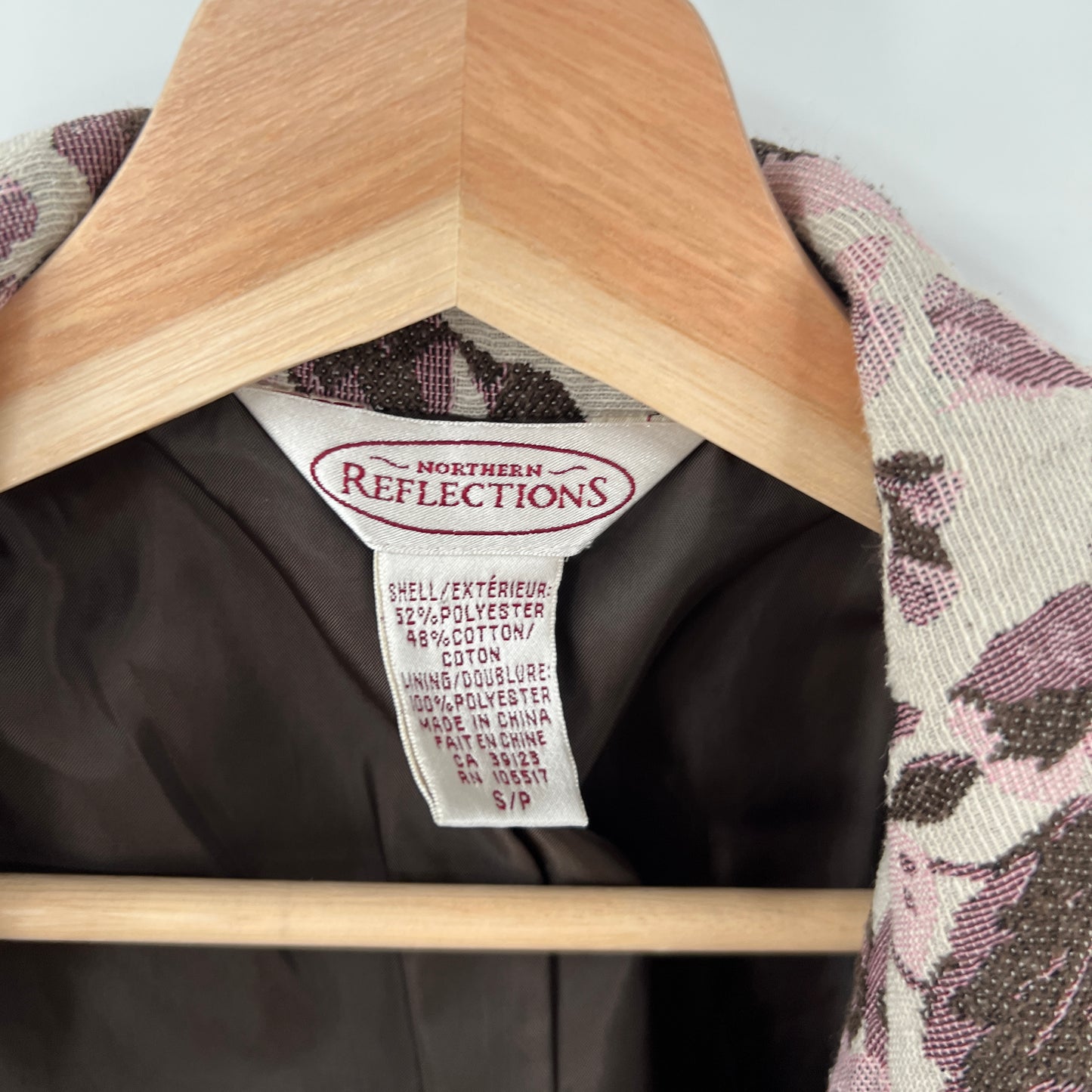Northern Reflection Floral Tapestry Blazer