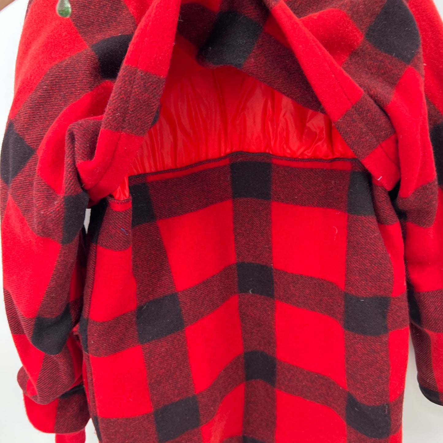Vintage Eddie Bauer Plaid Wool Down Liner