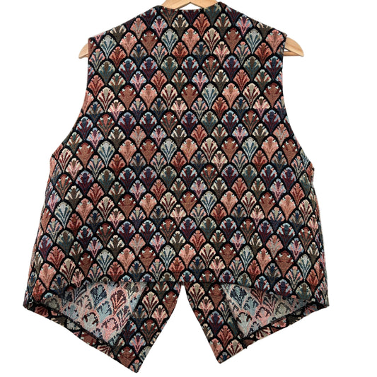 Vintage Tapestry Open Vest