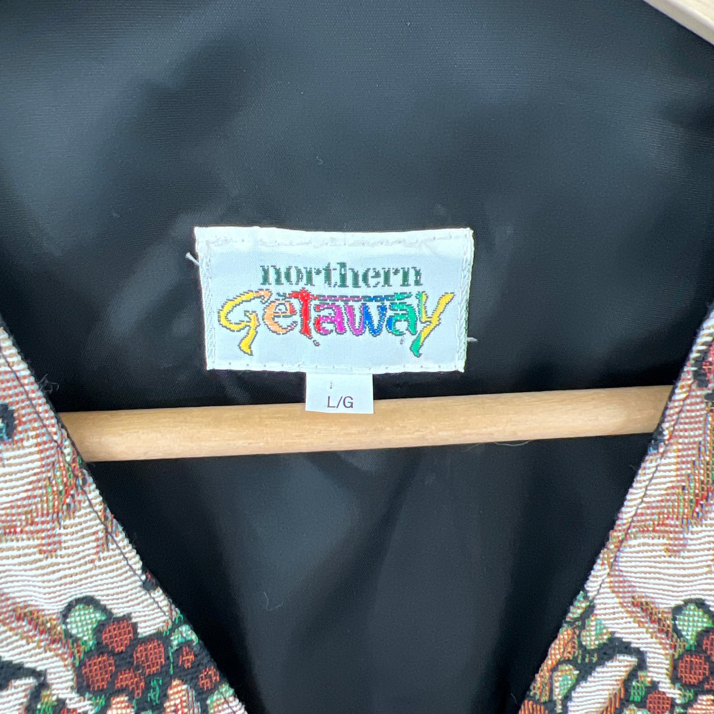 Vintage Northern Tapestry Bunnies Vest