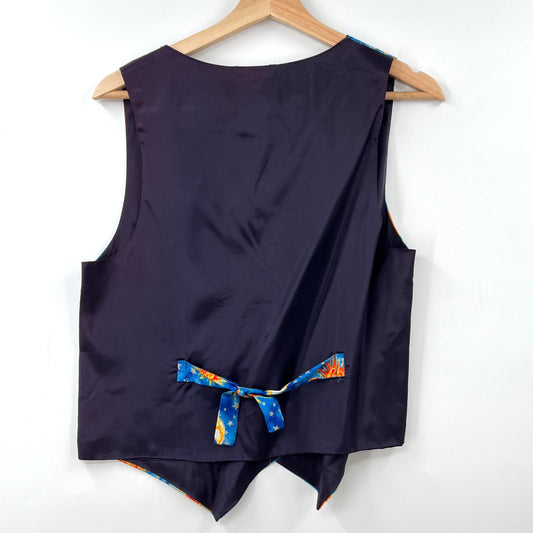 Vintage Celestial Fabric Vest