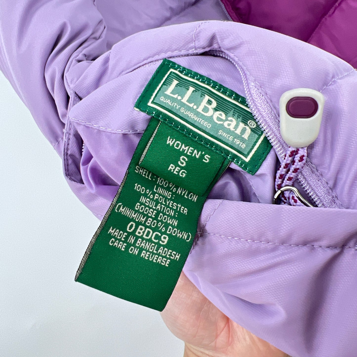 L.L Bean Reversible Goose Down Puffy Vest