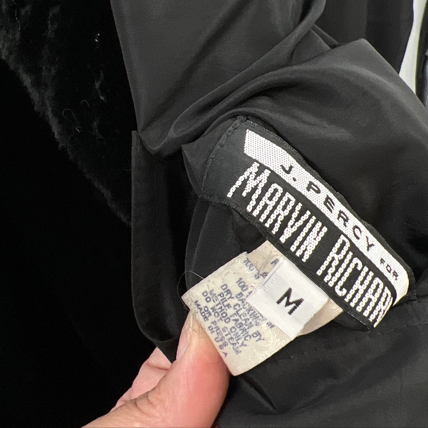 Vintage J. Percy Marvin Reversible Faux Fur Coat