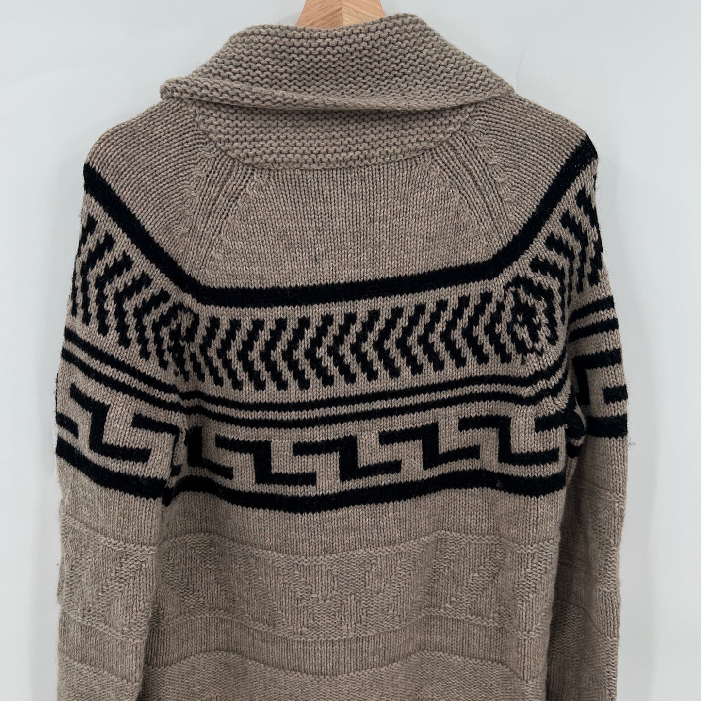 TNA Lambswool Full Zip Cardigan Sweater S