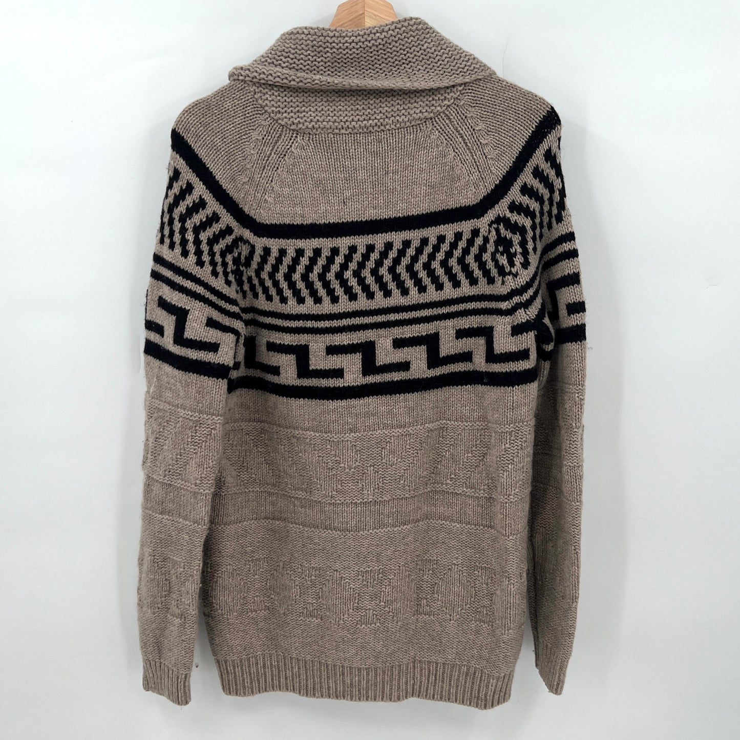 TNA Lambswool Full Zip Cardigan Sweater S