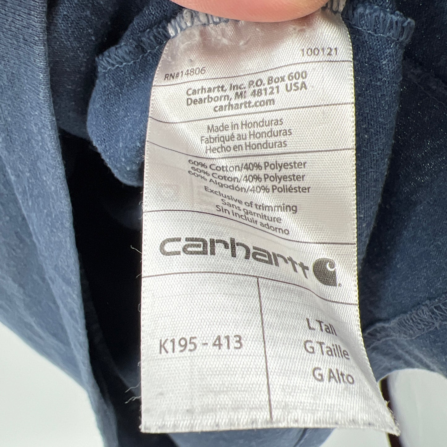 Carhartt Neon Spell out Tee L