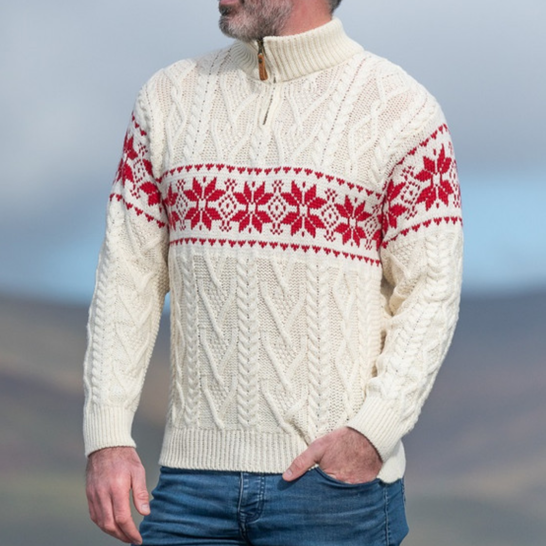 Aran Sweater Market Irland Wool Sweater