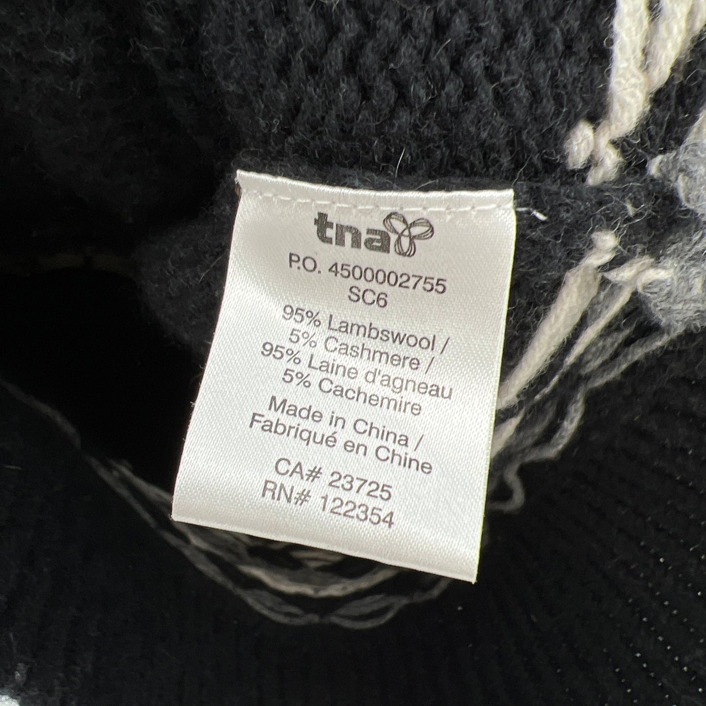 TNA Hooded Cardigan Wool Cashmere Blend M