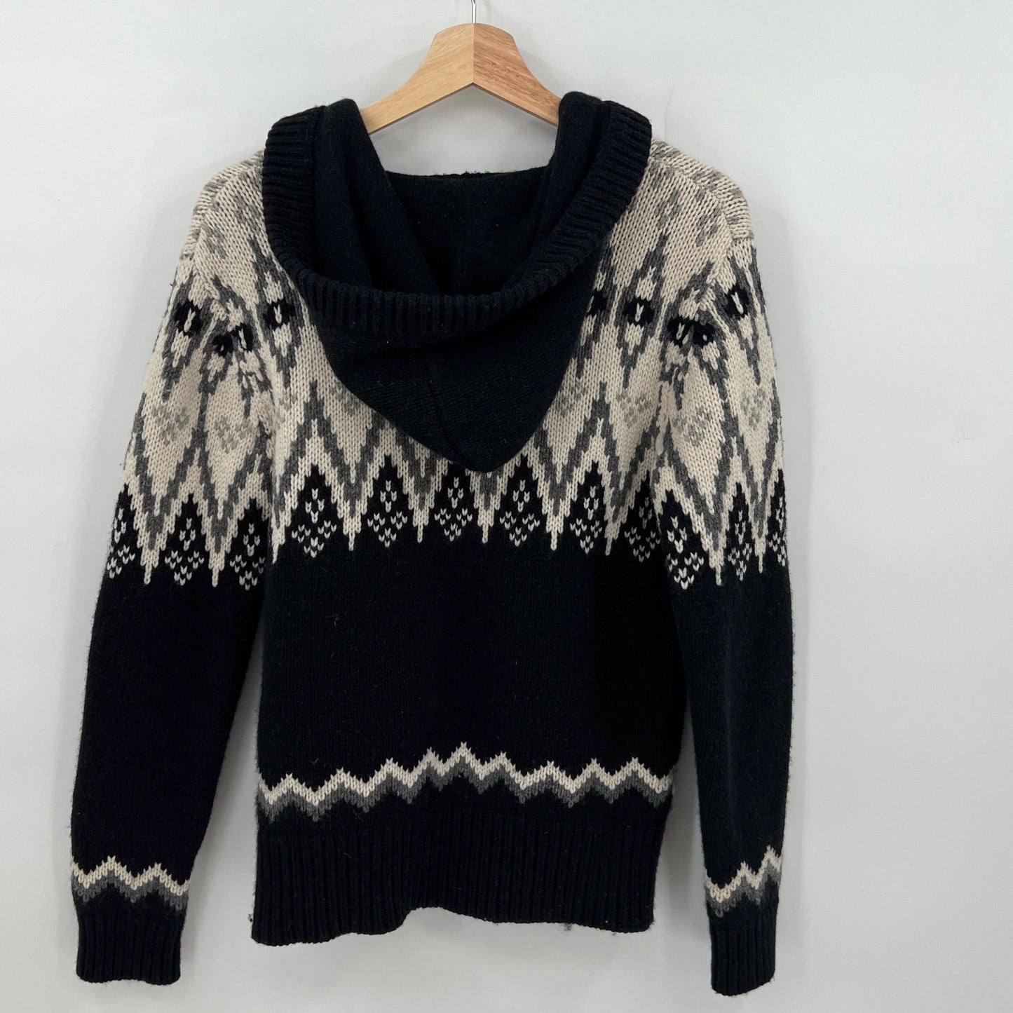 TNA Hooded Cardigan Wool Cashmere Blend M