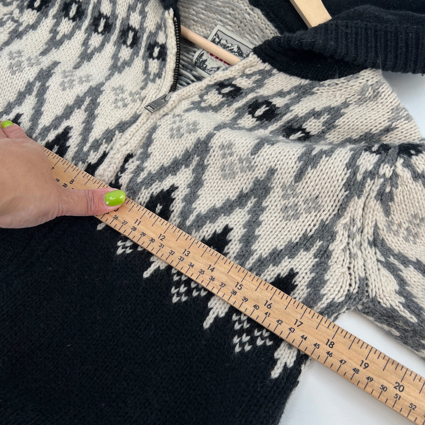 TNA Hooded Cardigan Wool Cashmere Blend M