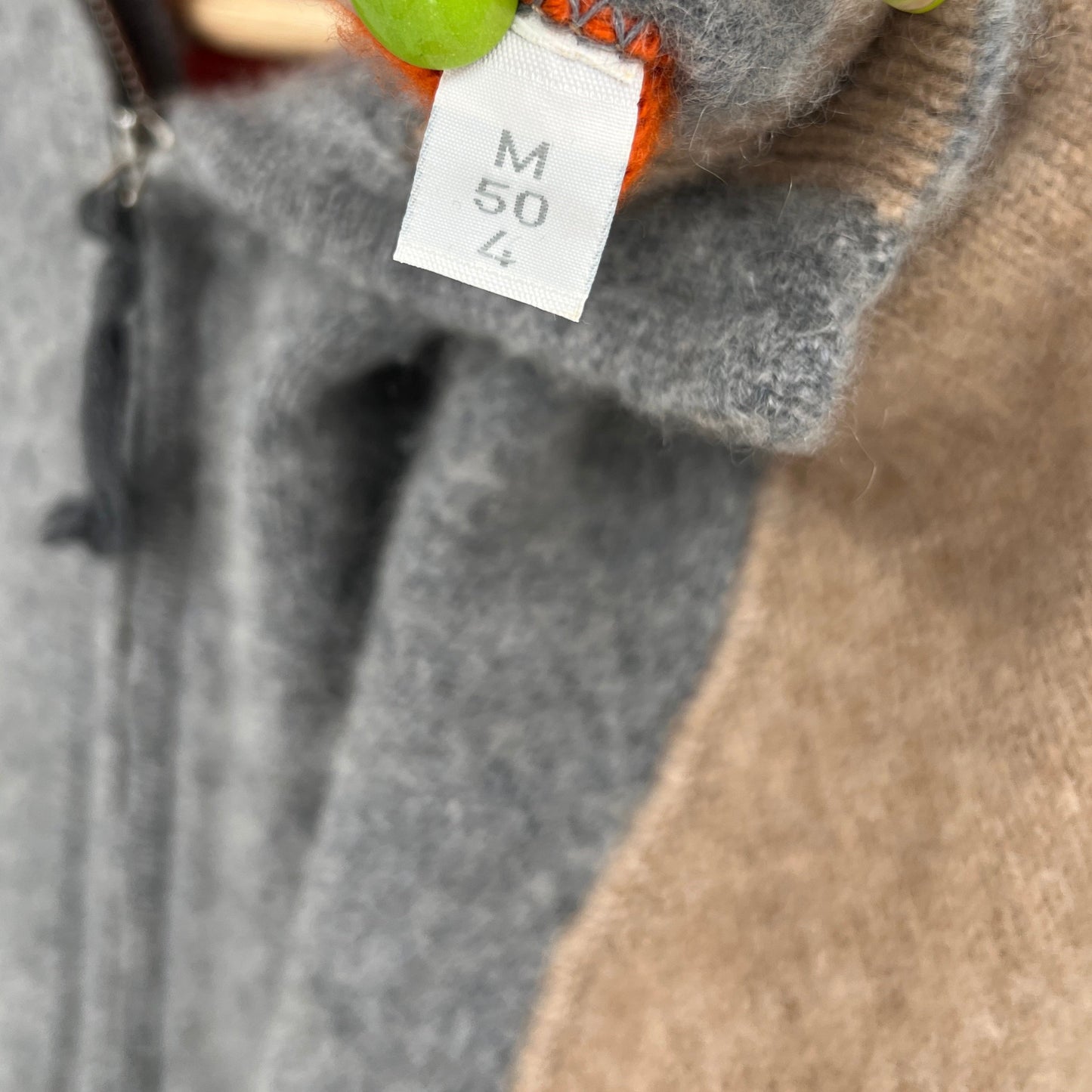Franco Ziche Pure Cashmere Colorblock Cardigan M