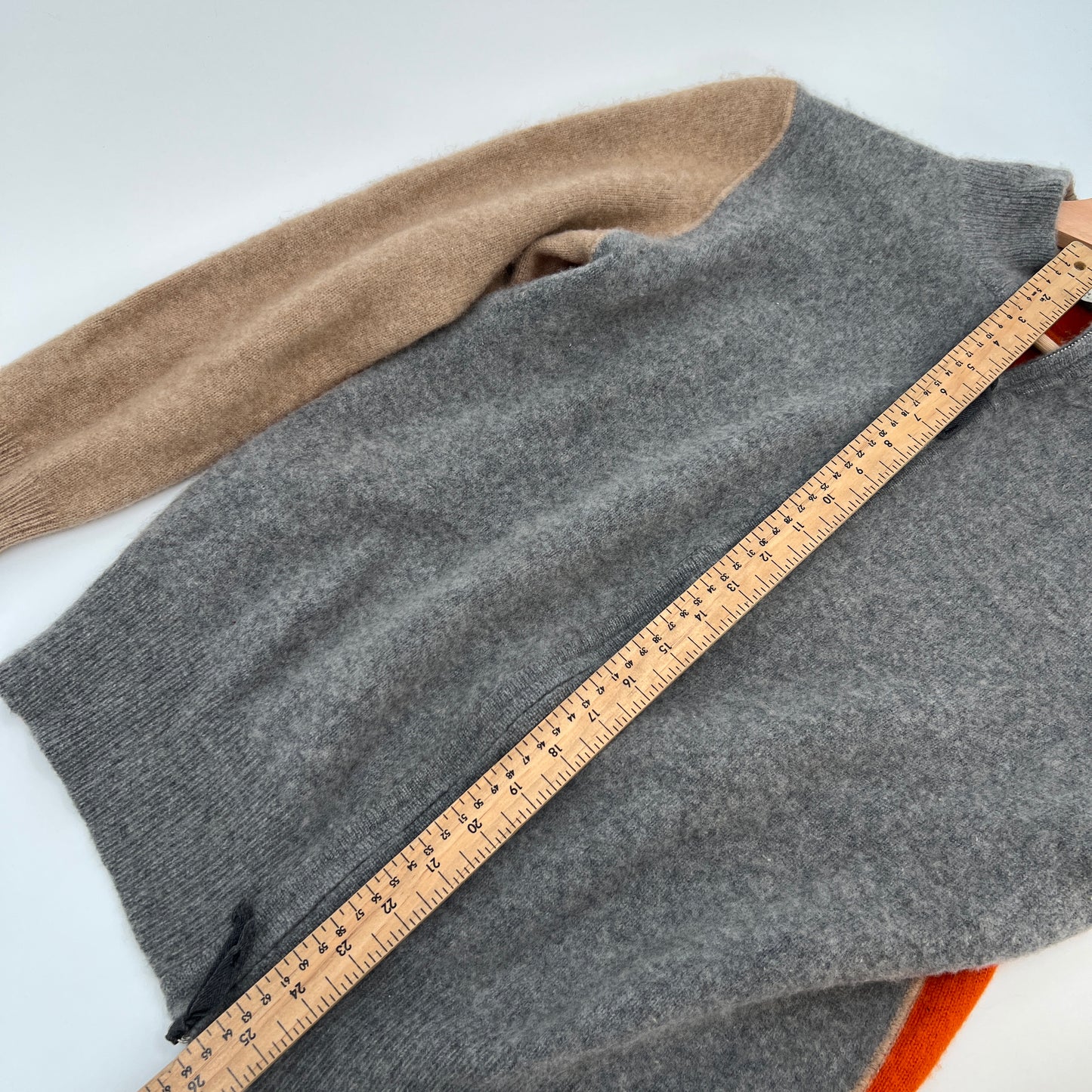 Franco Ziche Pure Cashmere Colorblock Cardigan M